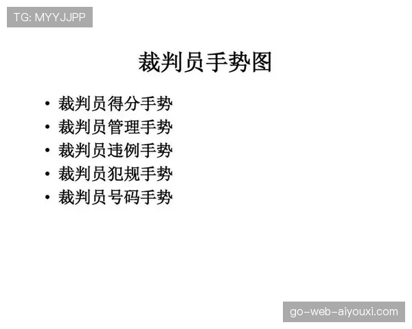 篮球裁判“裁判手势规则”一文看懂！重要信号全解析